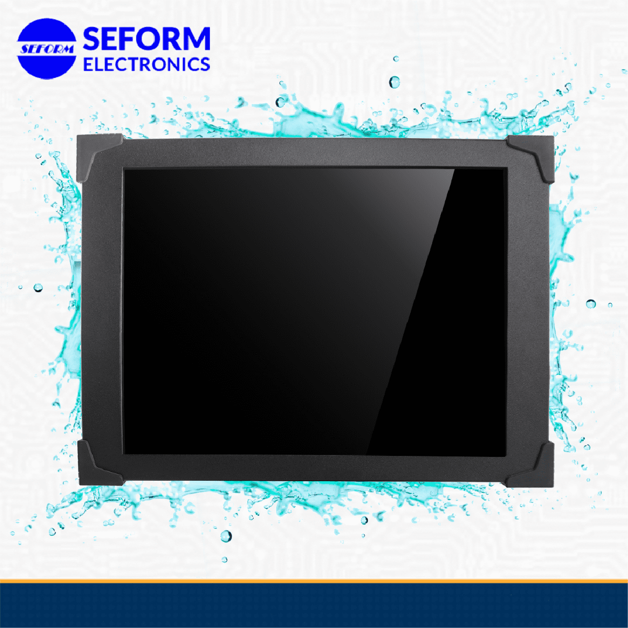 SEF121TPC-LXH-PCT-FI is an industrial waterproof touch monitor which can be used to any kinds of vehicles.